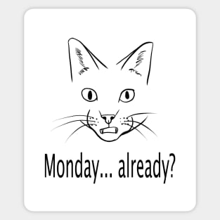 Monday already? Sticker